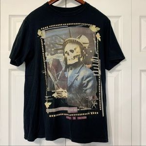 Black Marc Ecko Graphic Skull Tee